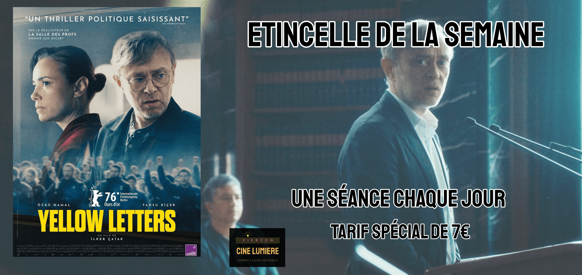 actualité YELLOW LETTERS ETINCELLE